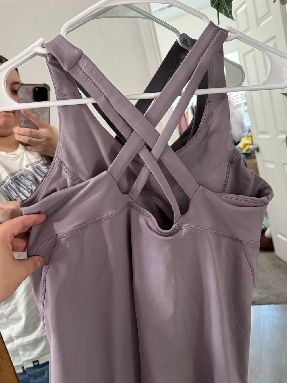 Lululemon Stash N Run Tank- Dusty Dawn